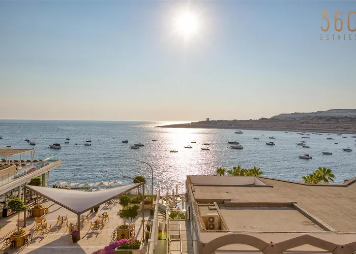 Seafront 2br Fully Equipped With Comfy Bed Qawra By 360 Estates * St. Paul's Bay