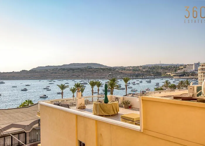 Daire Seafront 2br Fully Equipped With Comfy Bed Qawra By 360 Estates St. Paul's Bay