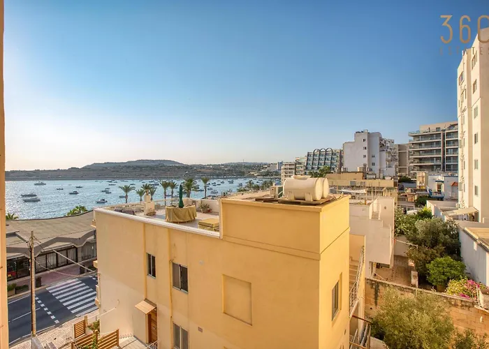 Seafront 2br Fully Equipped With Comfy Bed Qawra By 360 Estates Daire