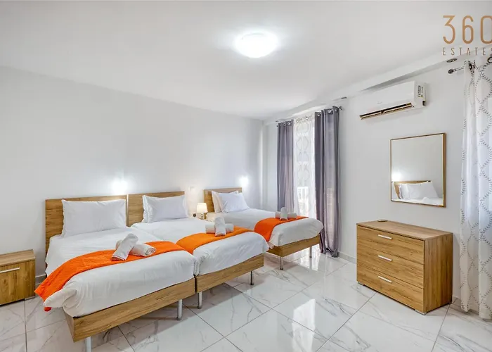 Seafront 2br Fully Equipped With Comfy Bed Qawra By 360 Estates *