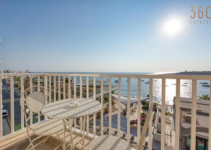 Seafront 2br Fully Equipped With Comfy Bed Qawra By 360 Estates