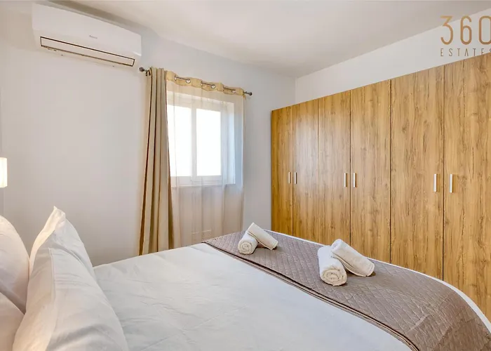 Daire Seafront 2br Fully Equipped With Comfy Bed Qawra By 360 Estates