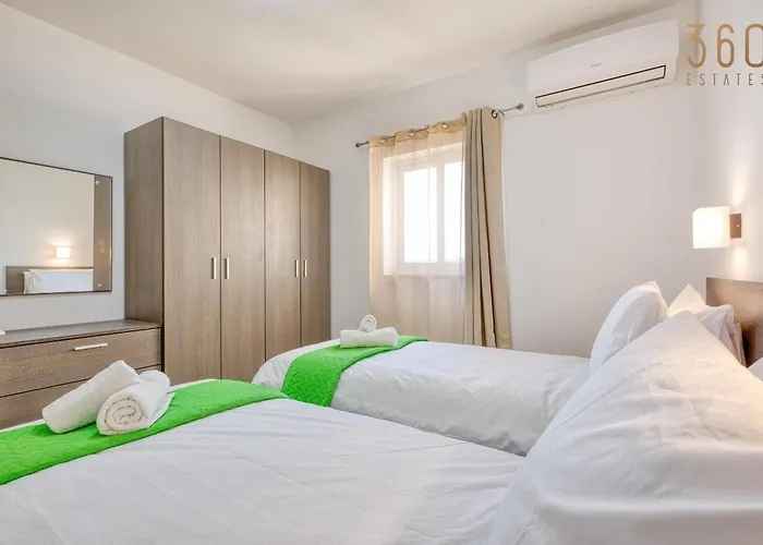 Daire Seafront 2br Fully Equipped With Comfy Bed Qawra By 360 Estates *